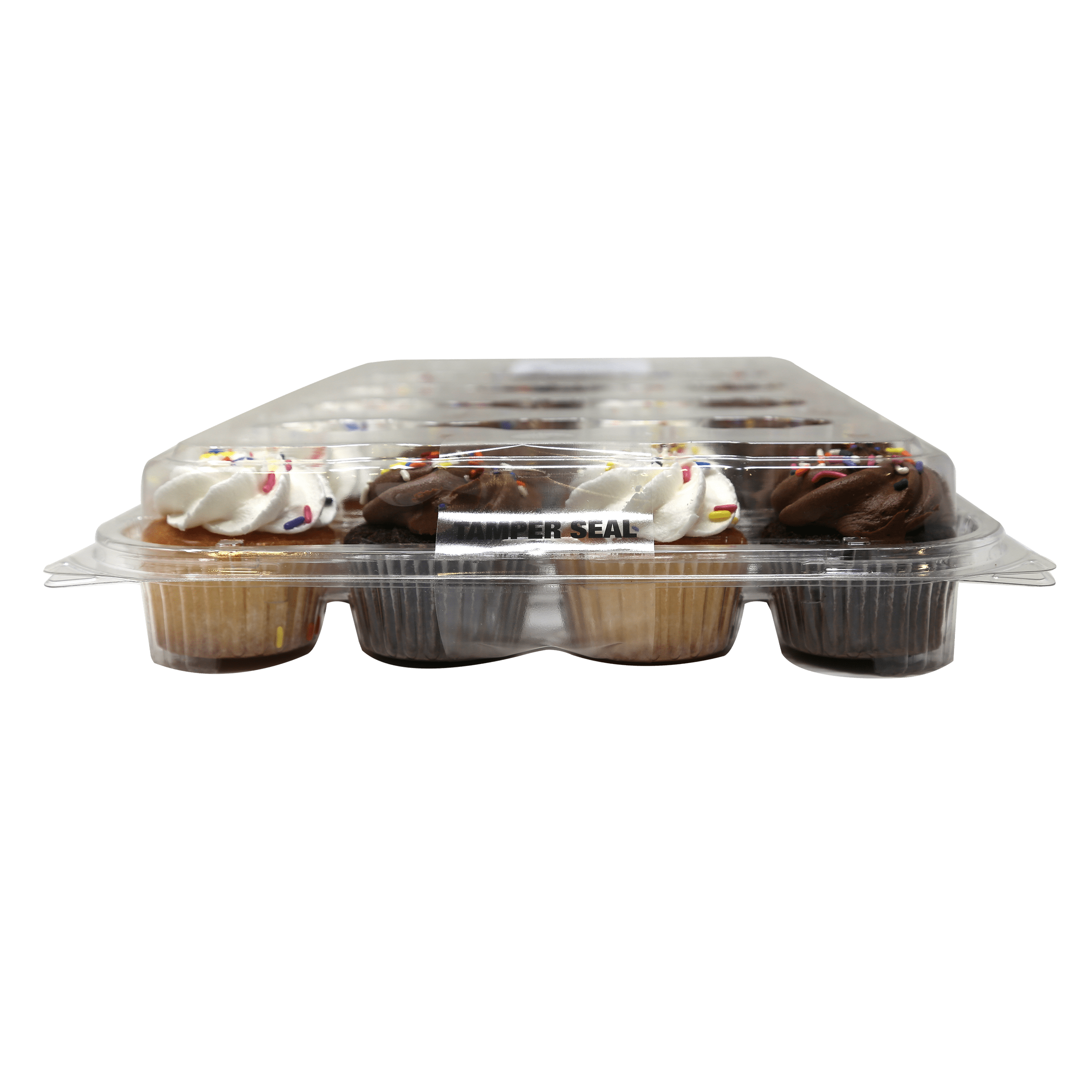 Freshness Guaranteed Vanilla and Chocolate Cupcakes with White and Chocolate Icing and Sprinkles, 52.5 oz, 24 Count