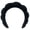 Terry-Black, variant on Spa Headband for Women Terry Cloth Headband for Washing Face Makeup Skincare Headband Puffy Headband
