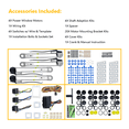 thumbnail image 6 of Universal 4-Door Power Window Conversion Kit Electric Power Window Lift Roll Up Regulator w/Switches, Wiring | Fit for 4-Door Vehicles with Manual Windows, Sedan, Pickup, Off-Road, Vans, SUV, 6 of 7