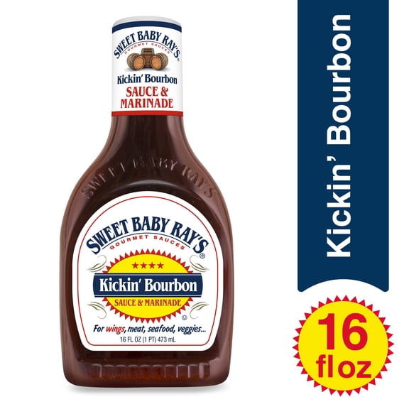 Sweet Baby Ray's Kickin' Bourbon Sauce & Marinade 16 fl oz