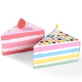 thumbnail image 5 of 8Pcs Cake Shaped Cookie Sweets Box Paper Gift Container Birthday Party Favors Dessert Chocolate Packaging Box, 5 of 7