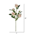 thumbnail image 2 of Vickerman 28'' Artificial Taupe Rose Spray. Includes 3 sprays per pack., 2 of 3