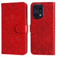 thumbnail image 4 of Funda tipo cartera GANGXUN para OPPO Find X5 Pro , diseño girasol, cuero PU, soporte, cierre magnético, tarjetero, 4 of 5
