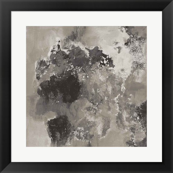 Great Art Now Natural Monotype Dark by Silvia Vassileva, Framed Wall Art, 19.5W x 19.5H