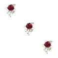 thumbnail image 4 of Redempat Versatile Wedding Brooch Add Classy And Sophisticated Touch To Any Look Modern Minimalist Brooch Pin Winered 3Set, 4 of 6