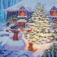 thumbnail image 5 of Kit de pintura de diamantes navideños con diamantes de imitación, bordado de 30 x 40 cm, kit de pintura de diamantes navideños con diamantes, pintura de diamantes 5d de bricolaje, Navidad, 5 of 5