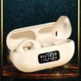 thumbnail image 3 of Open Ear Clip Wireless Earbuds Bluetooth 5.4, Lightweight Comfort Sports Bone Conduction Headphones Built-in Mic for Clear Audio, Stable Fit Earphones 24H Play, 3 of 3