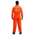 thumbnail image 2 of Plus Size Mens Prison Jumpsuit, 2 of 3