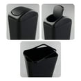thumbnail image 3 of Nvzi 12 Litre Plastic Trash Can, Swing Top Garbage Can, Black, 1 Pack, 3 of 5