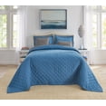 thumbnail image 3 of BrylaneHome Bedding BH Studio Reversible Two-Tone Ultra Soft Quilted Bedspread, 3 of 5