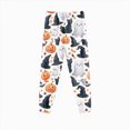 thumbnail image 7 of TOWED22 Boys Girls Halloween Pajamas Ghost Graphic Long Sleeve Pant Sets Pumpkin Pjs Kids Holiday Sleepwear, 7 of 7