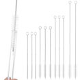 thumbnail image 1 of 11Pcs Stainless Steel Straw Cleaning Brushes Long Handle Pipe Cleaners Kettle Bottle Cleaning Tools, 1 of 3