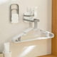 thumbnail image 2 of Multifunctional Clothes Hanger Storage Rack Punch-Free Wall-Mounted Double-Layer Foldable Clothes Rack Storage Rack C, 2 of 5