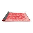 thumbnail image 2 of Ahgly Company Indoor Square Abstract Red Modern Area Rugs, 6' Square, 2 of 4
