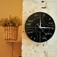thumbnail image 4 of Reloj de pared redondo de 30 cm, sin tictac, con fórmula matemática, de cuarzo, para niños. Parábola, 4 of 9