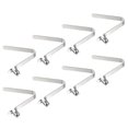 thumbnail image 1 of Uxcell 8.5x5.5mm Kayak Paddle Snaps Hollow Button Single Pin Lock Tube Spring Clips for Tent Pole, 8 Pack, 1 of 6