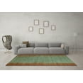 thumbnail image 3 of Ahgly Company Indoor Rectangle Abstract Light Blue Modern Area Rugs, 8' x 10', 3 of 4