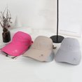 thumbnail image 5 of Baseball Cap Solid Color Sun Protection Comfortable Washable Summer Cap for Running, 5 of 8