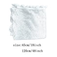 thumbnail image 4 of Deeceymbur Delicate Lace Fabric French Table Flag Decoration Lightweight Breathable Semi-Transparent for Dining Table Model Room, 4 of 6