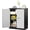 Black Grey, variant on Metal Cabinet, 36" Locking Storage File Cabinet with Doors and Shelves for Office,Home,Gym,School,Kitchen(Black)