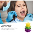 thumbnail image 2 of EXCEART Mouth Teeth Bite Block Piece 3Pcs Silicone Mouth Props Bite Blocks Night Grinding Teeth Internal Support Occlusal Mouth Youth Pads (Mixed Color), 2 of 8