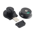 thumbnail image 2 of Colaxi Accessories RV Modification Versatile Easy to Use Stable Bathroom Stall Door Latch RV Bathroom Door Lock for Bathroom RV Lock Black, 2 of 8
