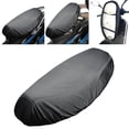thumbnail image 2 of Motorcycle Seat Cover Motorbikes Waterproof mat Protector Cover Mopeds Pad Protector Black L, 2 of 8