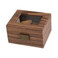 thumbnail image 3 of Caja de almacenamiento para reloj Yinane organizador de relojes 2 ranuras 15x12x9cm, 3 of 8