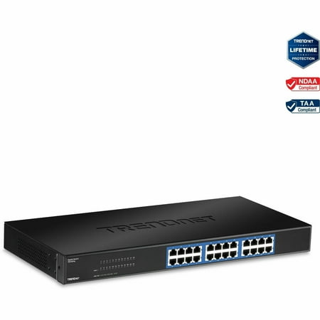 UPC: 0710931610246 | TRENDnet TEG-S24g 24-port Gigabit GREENnet Switch(Rack Mount)