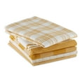 thumbnail image 2 of Contemporary Home Living Assorted Farmhouse Cotton Dish Towels - 28" - Honey Gold and White - Set of, 2 of 3
