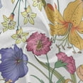 thumbnail image 2 of Coolnut Floral Pattern 60" Round Tablecloth with Zipper Umbrella Hole, Washable Spillproof Table Cloth Decorative for Picnic,Camping,Indoor and Outdoor, 2 of 7