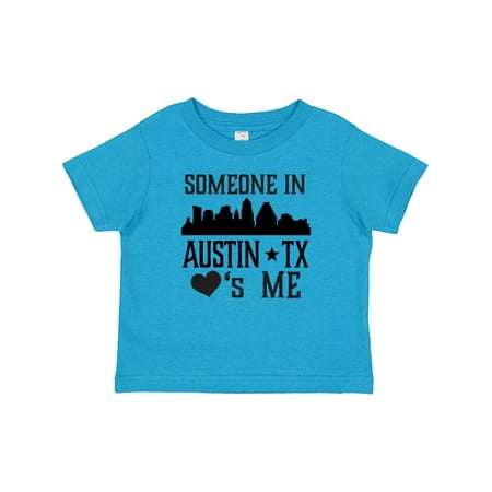 

Inktastic Austin Texas Someone Loves Me Skyline Gift Baby Boy or Baby Girl T-Shirt