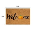 thumbnail image 3 of EQWLJWE Halloween Welcome Mats,Halloween Easter Rug,Rustic Pumpkins Entrance Doormats,Pumpkins Non Slip Bath Mat,Decorative Entrance Rugs Carpet for Floor/Indoor/Outdoor/Front Door/Bathroom, 3 of 9