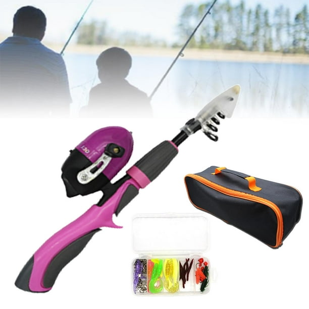  Fishing Rods for Sea Fishing, Fishing Kit Telescopic Fishing  Rod with Fishing Line Fishing Lures Fishing Rod Bag Accessories for Oceans,  Rivers Outdoor Fishing Pole : Sports & Outdoors