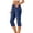 C-BU3488, variant on Capri Jeans For Women Slim Fit Stretchy Soft Row Hem Flat Front Denim Cropped Pants Summer Trendy Trousers