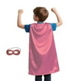 thumbnail image 1 of TOPTIE Adult Satin Superhero Capes and Mask Set, Holiday Festival Event Costumes And Dress Up, 1 of 8