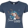 thumbnail image 3 of Frozen - Winter - Up To Snow Good - Juniors Fitted Graphic T-Shirt, 3 of 5