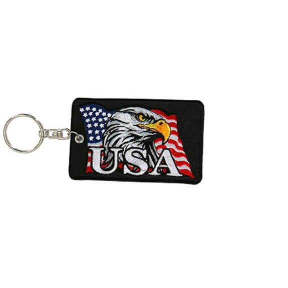 KCH1050 'Eagle Head Embroidered' Key Chain