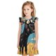 thumbnail image 1 of Balery Whimsical Cartoon Cow Camisón de princesa para niñas, pijama de algodón con mangas abullonadas, suave y bonito.-Large, 1 of 6