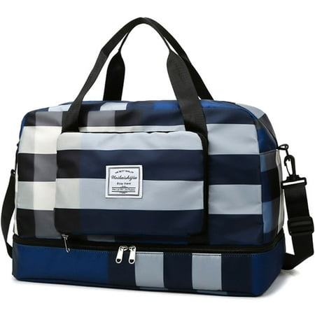 

Relax love Travel Bag Collapsible Weekend Bag Dry and Wet Separation Sports Duffle Bag 12.5x9.4x19.6 Waterproof Gym Bag Carry-On Tote Bag Overnight Large Handbag for Travel Daily Use Gym