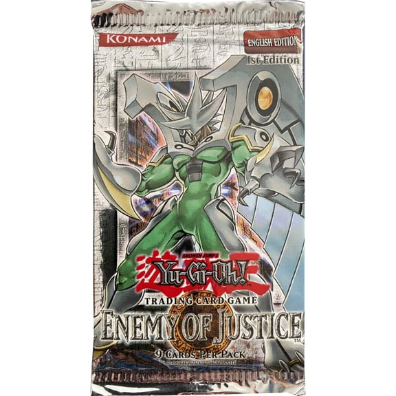 Yu-Gi-Oh Enemy of Justice Booster Pack