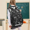 thumbnail image 6 of ALAZA Tattoo Skeletons Skulls Laptop Backpack Purse Travel Bag Casual School Bookbag Rucksack for Women Men, 6 of 6