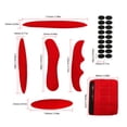 thumbnail image 5 of POPLIS 27Pcs Universal Helmet Padding Replacement Motorcycles Helmets Foam Cushion Pad, 5 of 15