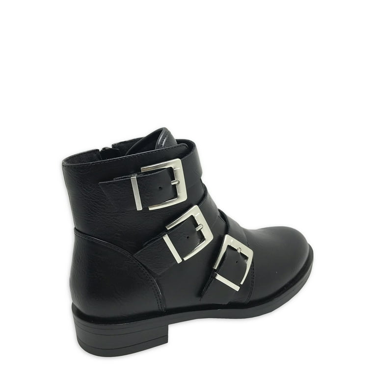 Three buckle ankle boots sale