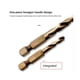 thumbnail image 3 of Juego de 6 brocas cortas JINMJMXG M35 para acero inoxidable y metales duros, 3 of 5