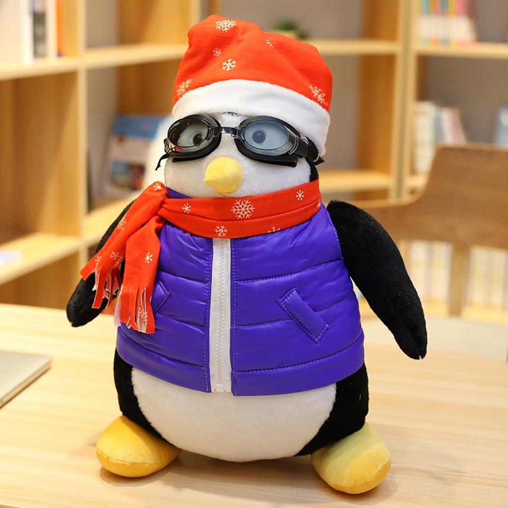 soft penguin stuffed animal