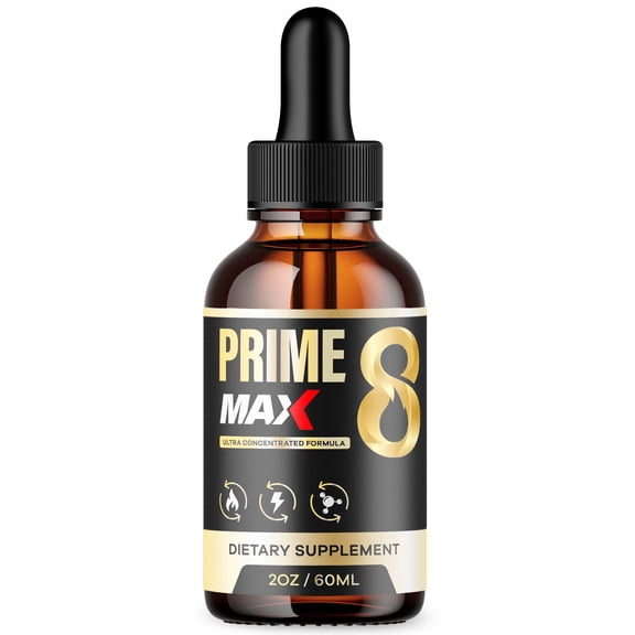 Prime 8 Max Drops Advanced Performance Support Liquid Supplement Prime8Max (30 Servings)