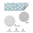 thumbnail image 6 of White Daisy Front Door Mat Flowers Blue Background Minimalist Modern Art Welcome Doormat Indoor Outdoor Entrance Floor Mat Non-Slip Washable Runner Rug for Front Porch Decor 18x60 Inch, 6 of 6
