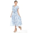 thumbnail image 1 of Vestido midi con estampado floral Roman Fashion /Juvenil, 3833 (Azul marino) azul CH, 1 of 5