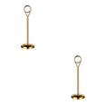 thumbnail image 2 of Baohd Contemporary Table Number Holder Photo Stand for Trendy Hotel Settings Gold 15cm 2Set, 2 of 6